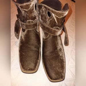 Women's Velvet Justin Boots for Dress size 10B Very Elegant!